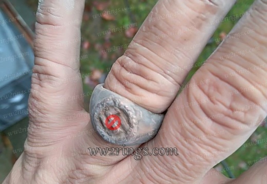 NSDAP sympathizer ring #01- silver